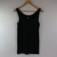 Mossimo Women's Black Tank Top Size Large Pre-Owned