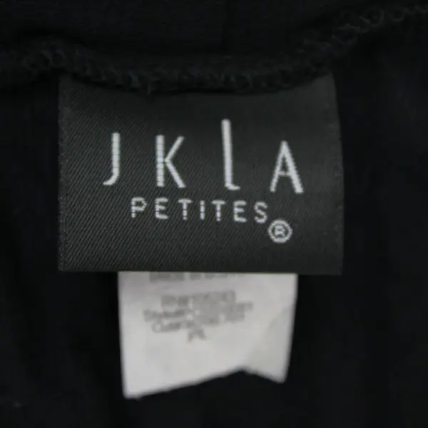 JKLA Petites Women's Black Open Front Dolman Sleeve Shrug PL