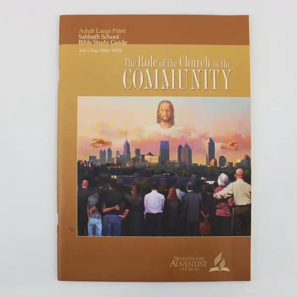 Lot of 4 Adult Large Print Sabbath School Study Guide Magazines 2016 & 2017 Good