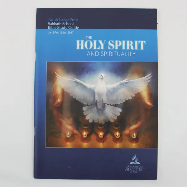 Lot of 4 Adult Large Print Sabbath School Study Guide Magazines 2016 & 2017 Good