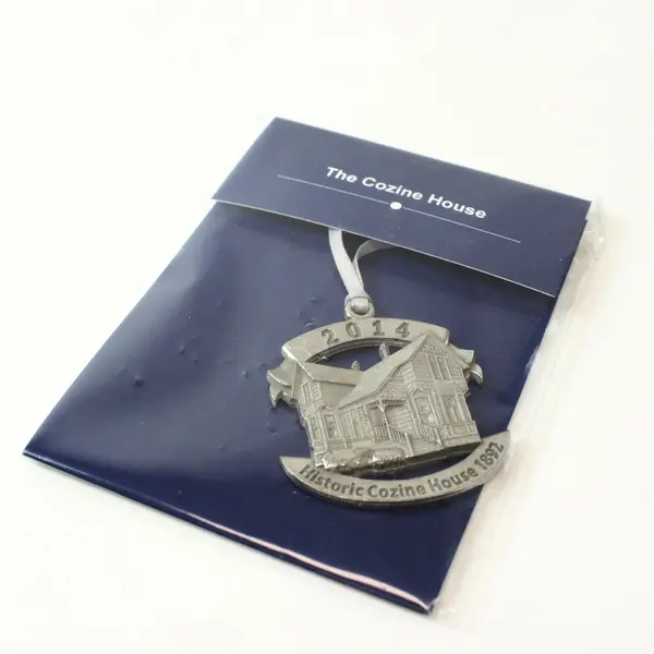 2014 Cozine House Pewter Ornament McMinnville Oregon Aitkens Pewter Canada
