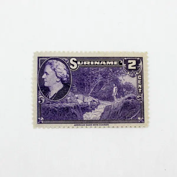 Set of 4 1945 Suriname Queen Wilhelmina Stamps Scott 188-191 Mint Hinged