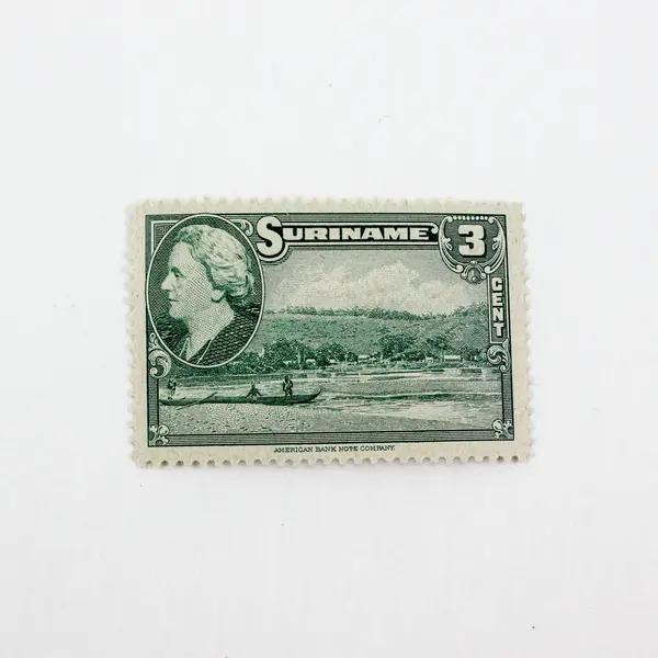 Set of 4 1945 Suriname Queen Wilhelmina Stamps Scott 188-191 Mint Hinged