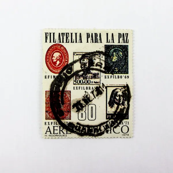 Lot of 6 Used Mexican Postage Stamps 1920s-1970s
