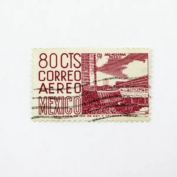 Lot of 6 Used Mexican Postage Stamps 1920s-1970s