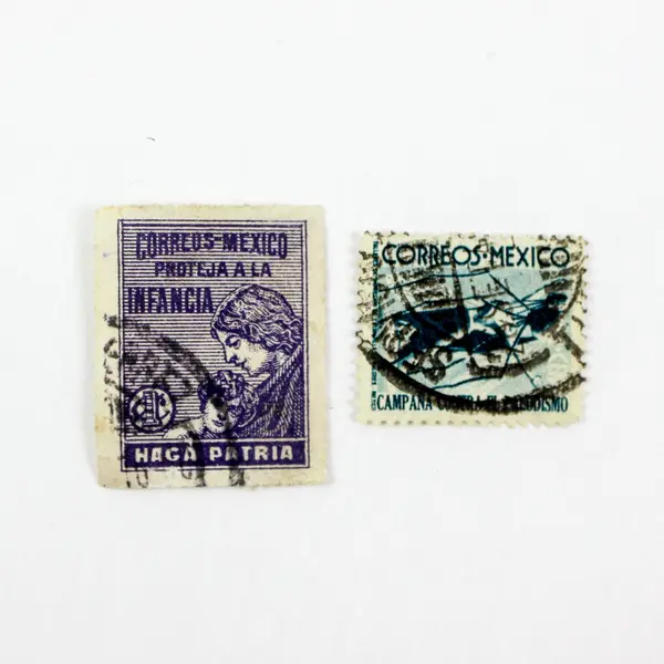 Lot of 6 Used Mexican Postage Stamps 1920s-1970s