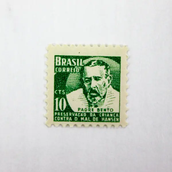 Lot of 4 Brazil Padre Bento Hansen Disease Charity Stamps 1950s–1960s MH