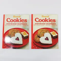 Lot of 2 Sunset Cookies Step-by-Step Techniques Paperback 1989
