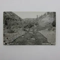 Wenaha River Troy Oregon Scenic RPPC Real Photo Postcard 