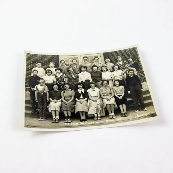 1950 Portland Oregon Whittaker School 7th Grade Class Photo 