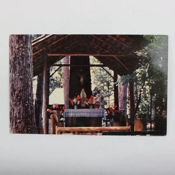 Villa Maria Chapel Breitenbush Springs Detroit Oregon Postcard