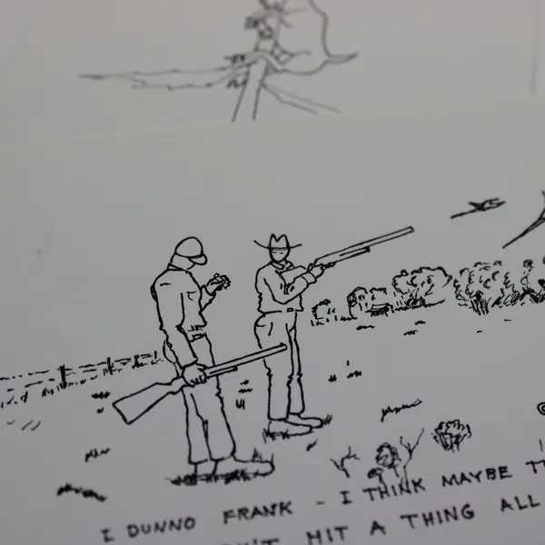 Lot of 3 Si Allen I Dunno Frank Humorous Hunting Cartoon Postcards