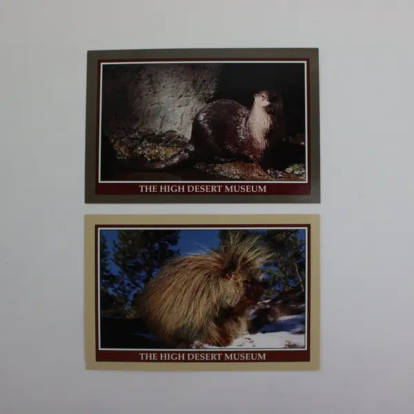 Smith-Western Inc. High Desert Museum Wildlife Postcards Set of 2 Bend Oregon