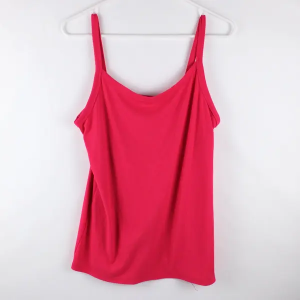 No Boundaries Juniors XL 15-17 Magenta Pink Ribbed Tank Top