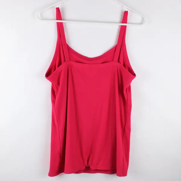 No Boundaries Juniors XL 15-17 Magenta Pink Ribbed Tank Top