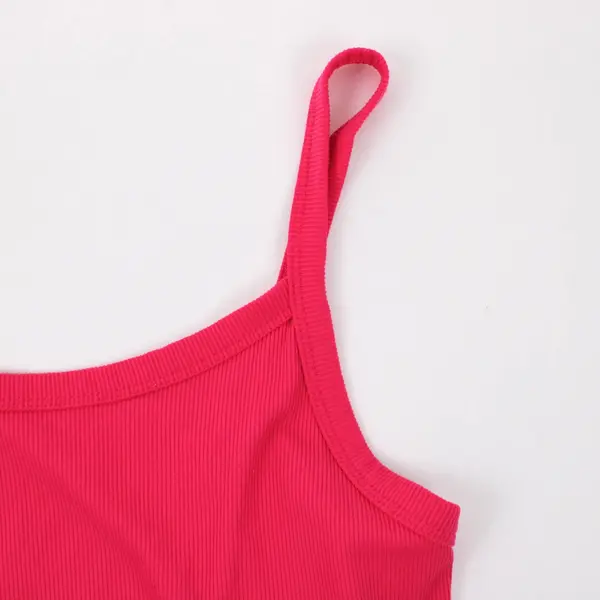 No Boundaries Juniors XL 15-17 Magenta Pink Ribbed Tank Top