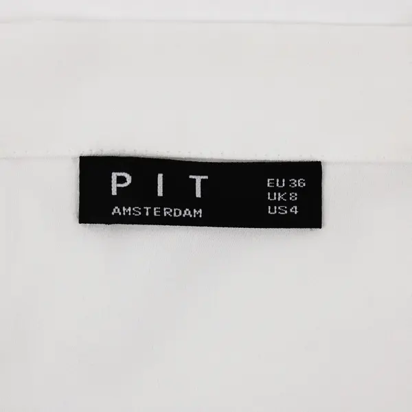 PIT Amsterdam Women's White Off-Shoulder Crop Top Size 4
