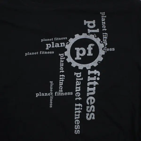 Keya Planet Fitness T-Shirt Adult XL Black Short Sleeve Athletic