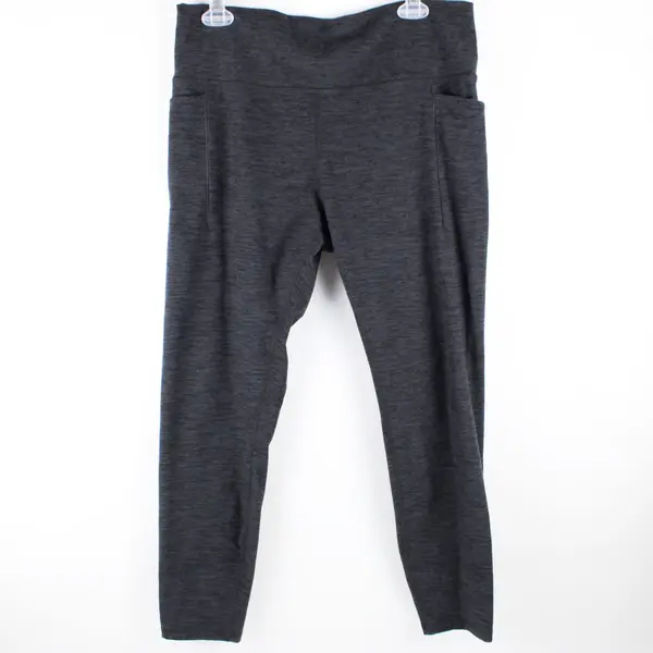 Athletic Works ButterCore Cropped Leggings Women's XXL 20 Dark Gray