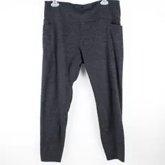 Athletic Works ButterCore Cropped Leggings Women's XXL 20 Dark Gray