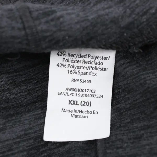 Athletic Works ButterCore Cropped Leggings Women's XXL 20 Dark Gray