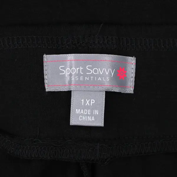 Sport Savvy Essentials Women's Black Bootcut Yoga Pants Size 1XP