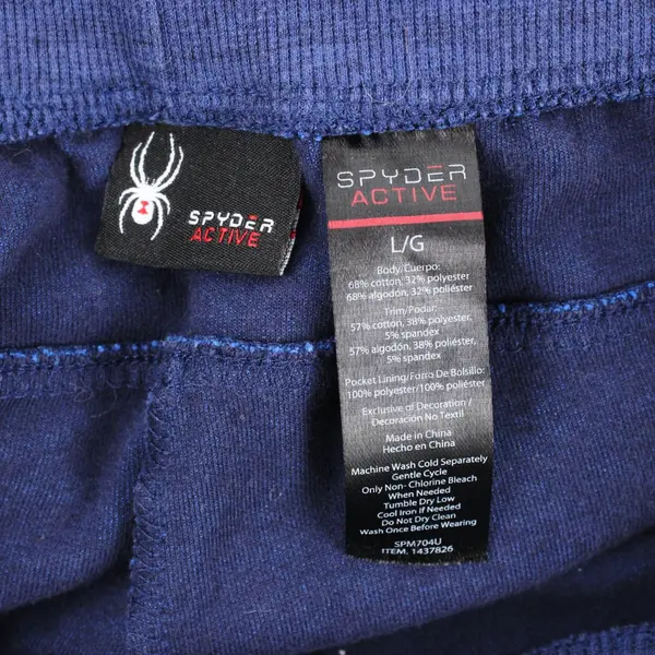 Spyder Active Men's Blue Joggers Pants Size Large