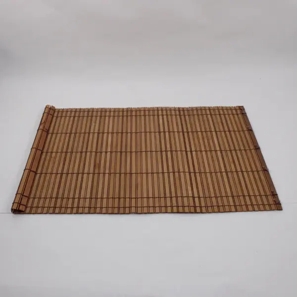 Bamboo Centerpiece Mat 18.5 x 12 Inch Natural Brown