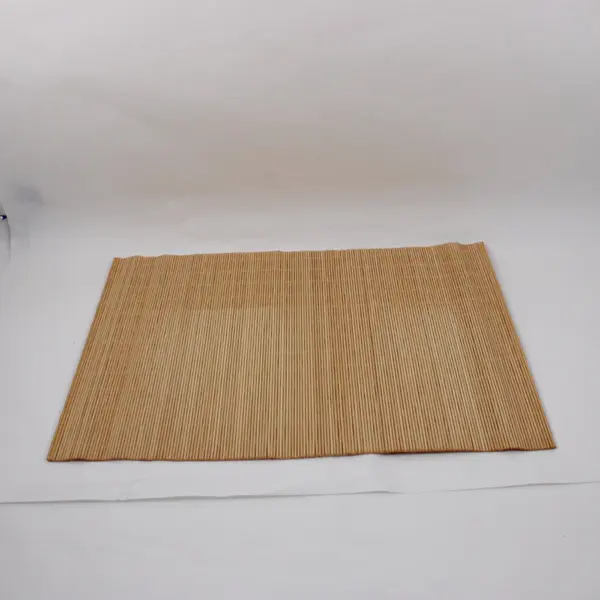 Natural Bamboo Placemat 18 x 13 Inch Woven Table Mat