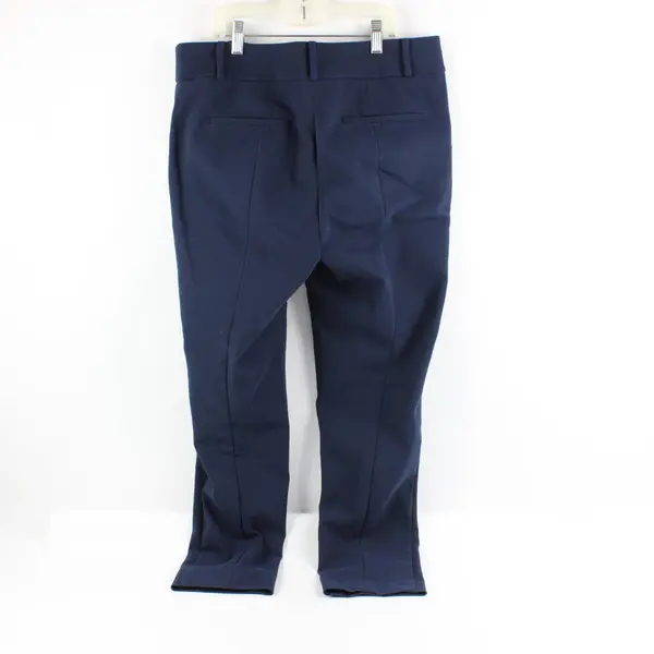 LOFT Women's Skinny Ankle Dress Pants Navy Blue Size 8