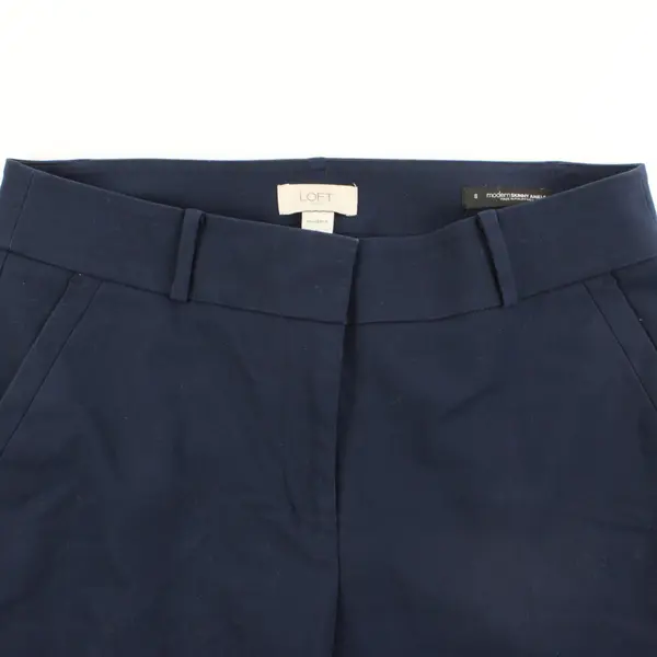 LOFT Women's Skinny Ankle Dress Pants Navy Blue Size 8