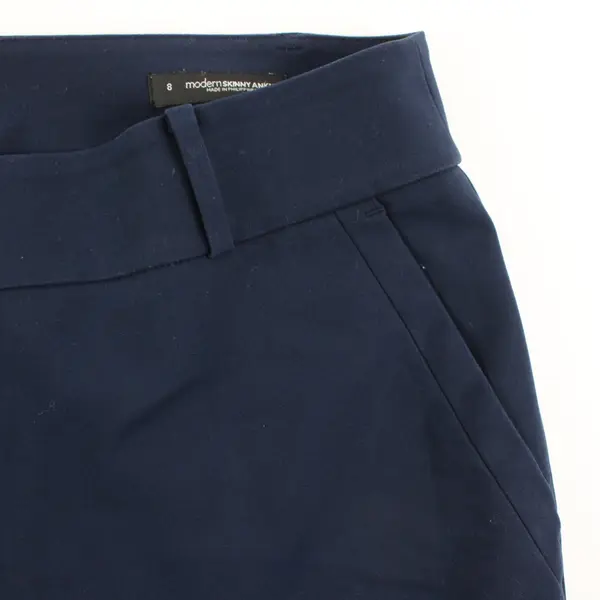 LOFT Women's Skinny Ankle Dress Pants Navy Blue Size 8