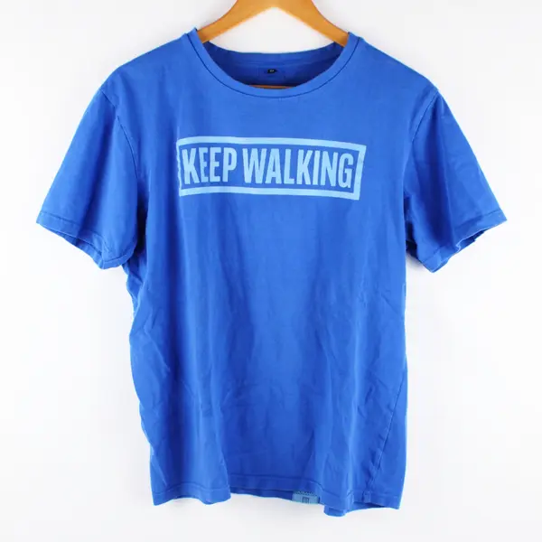 Johnnie Walker Keep Walking Blue Graphic T-Shirt Men's Medium