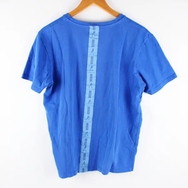 Johnnie Walker Keep Walking Blue Graphic T-Shirt Men's Medium