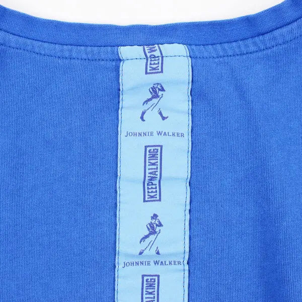Johnnie Walker Keep Walking Blue Graphic T-Shirt Men's Medium