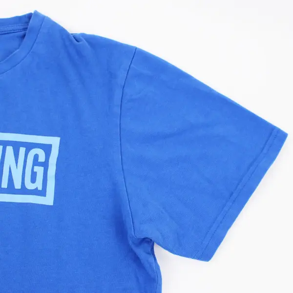 Johnnie Walker Keep Walking Blue Graphic T-Shirt Men's Medium