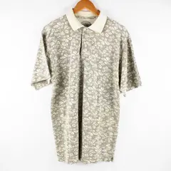 Wrangler Hero Men's Polo Shirt Large Beige Floral Print