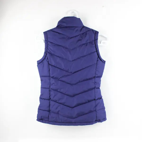 Faded Glory Women's Blue Quilted Puffer Vest XS 0-2