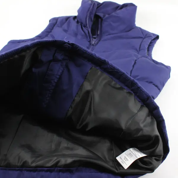 Faded Glory Women's Blue Quilted Puffer Vest XS 0-2