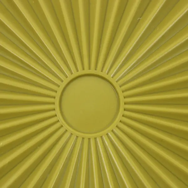 Vintage Tupperware Servalier Starburst Lid #841-20 Green 6.5in