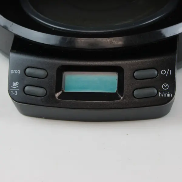 KRUPS FME214 12-Cup Programmable Coffee Maker Black Glass Carafe