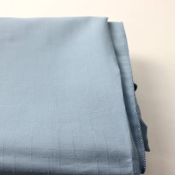 Blue Synthetic Tablecloth 100 x 58 Inch Pre-Owned