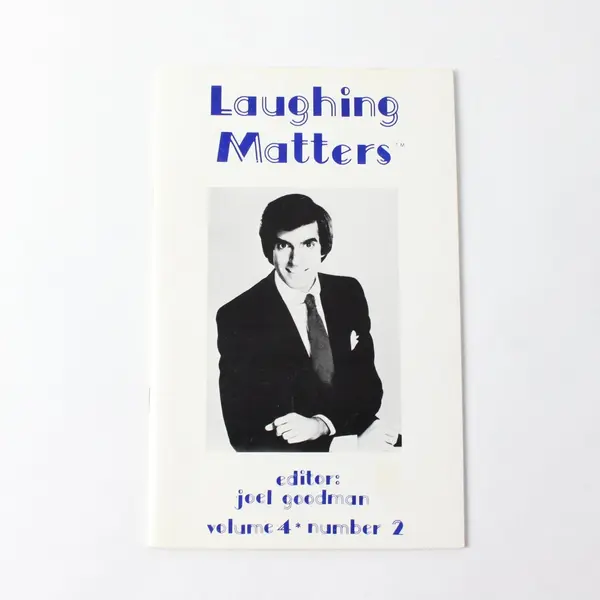 Laughing Matters Vol 4 No 2 Joel Goodman Comedy Magazine