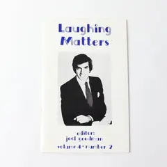 Laughing Matters Vol 4 No 2 Joel Goodman Comedy Magazine