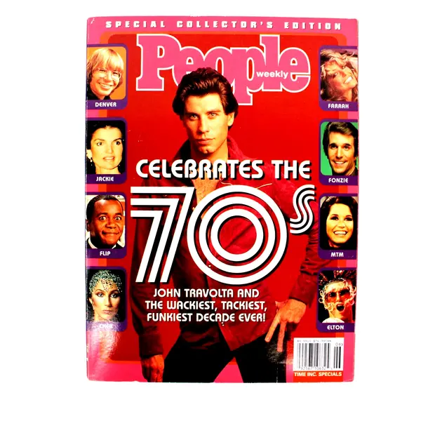 People Weekly Celebrates the 70's Hard Cover Book 2000, Collector's Edition 