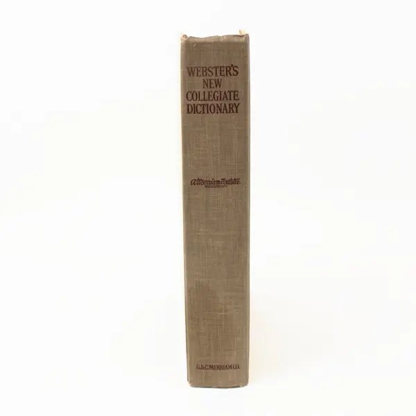 Webster's New Collegiate Dictionary 1959 HC Merriam-Webster G&C Merriam