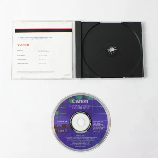 Canon Creative Home Image Strip Software CD Windows 95 98 3.1