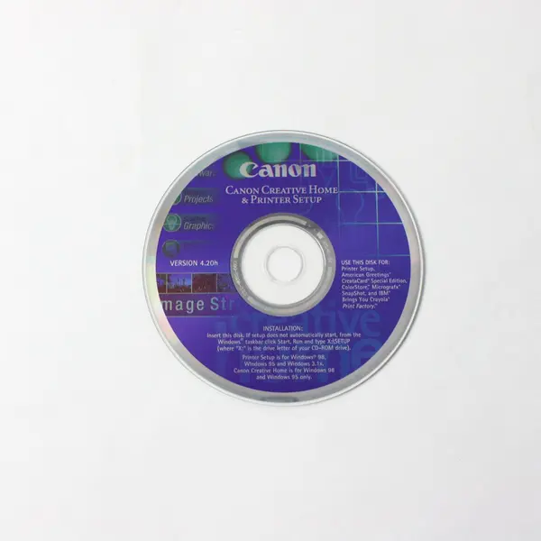 Canon Creative Home Image Strip Software CD Windows 95 98 3.1