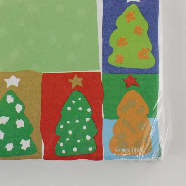 Geographics Christmas Letterhead 100 Sheets Sealed Colorful Trees 8.5 x 11 ''