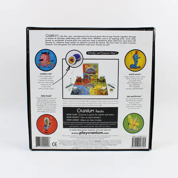 Cranium Board Game Adults & Teens 4+ Players The Game for Your Whole Brain